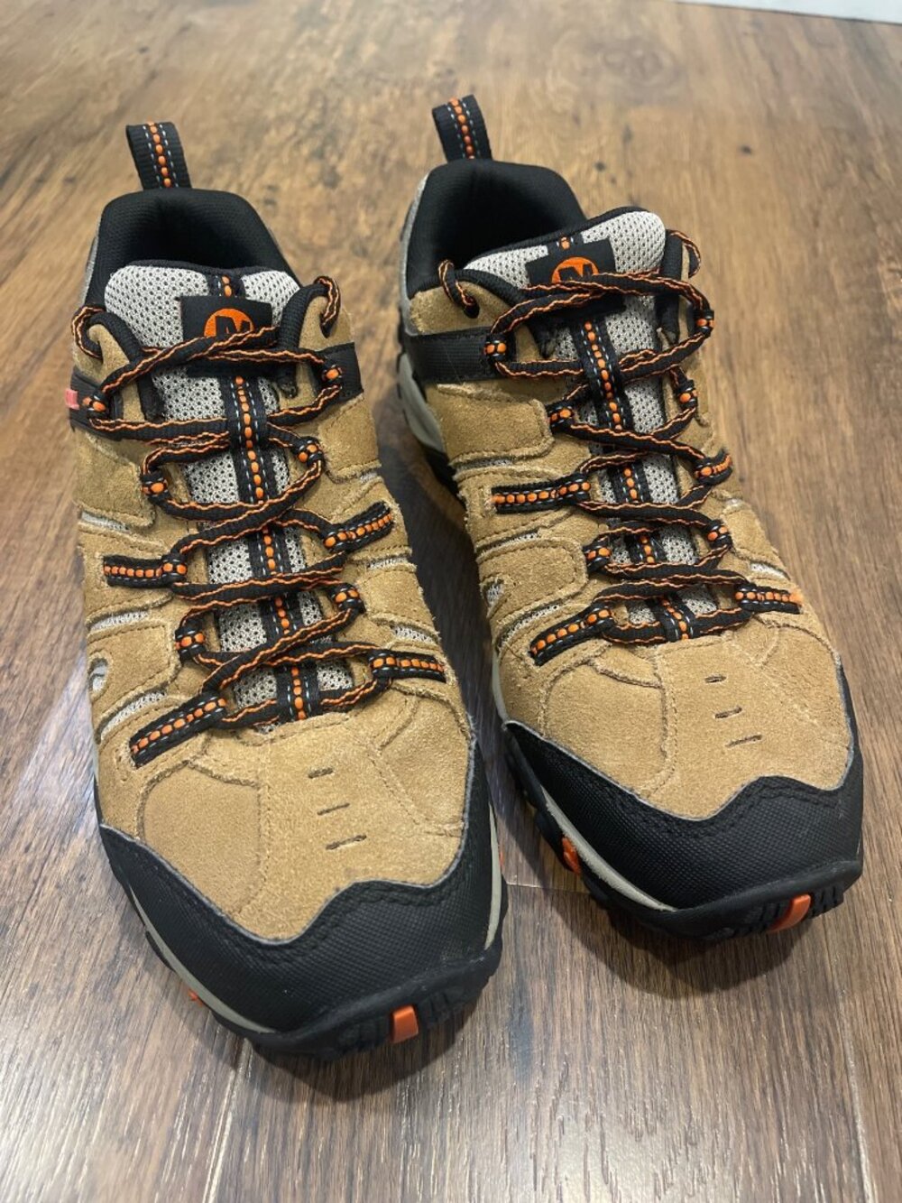 Merrell Crosslander Vent Hiking Shoes Tan/Orange Mens 8.5